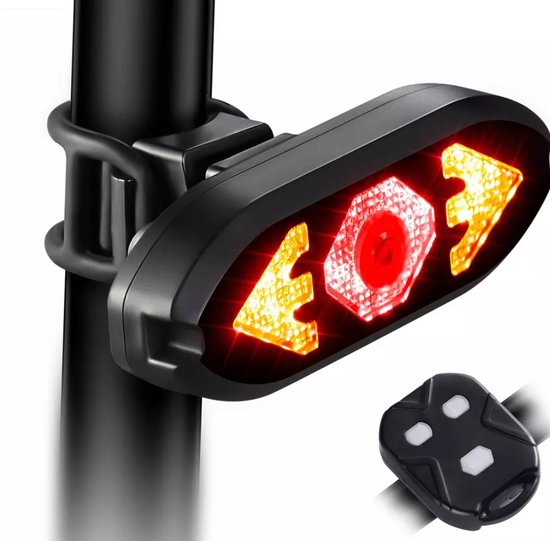 Cyclr Fiets Achterlicht - richtingaanwijzer voor en achter - draadloos LED