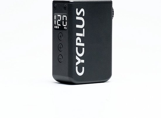 Cycplus AS2 Pro Max - Elektrische Fietspomp - Klein, 8.3 BAR licht compact voor alle banden en ballen