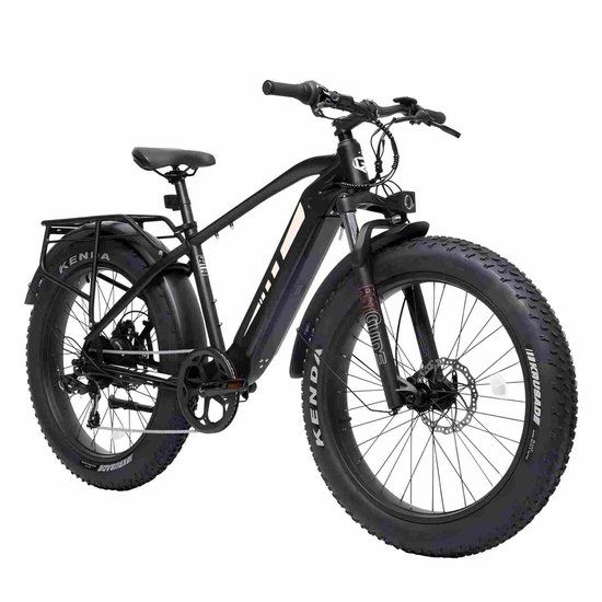 D6 Fat Tire Mountain Elektrische fiets - 48V 13.5 A batterij - 90km lange levensduur van de batterij - 250W motor - topsnelheid 25km / h