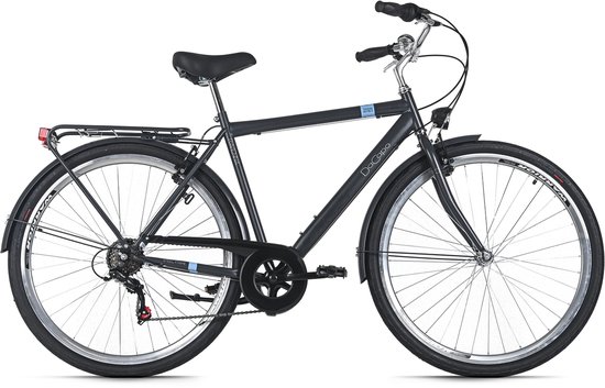 DaCapo Trekkingfiets Heren 28" Ravenna 6 Antraciet 6 Versnellingen Framemaat 48 cm van Merkloos
