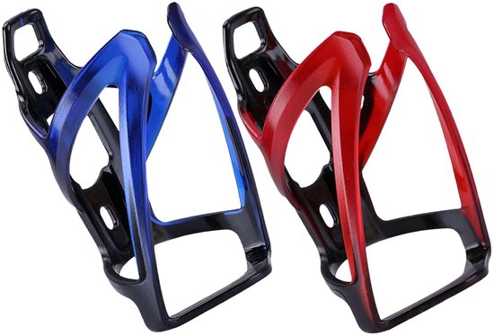 Dailygoods - 2 stuks fietsflessenhouder, lichtgewicht bidonhouder voor fietsen, duurzame pc-flessenhouder, fietsketel, met schroeven, voor racefiets, mountainbike en kinderfiets