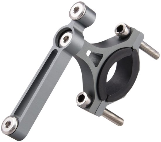 Dailygoods - Fiets bidonhouder - Aluminium drinkfleshouder - Geschikt voor mountainbike - Grijs - Lichtgewicht flessenhouder - Ideaal voor lange ritten