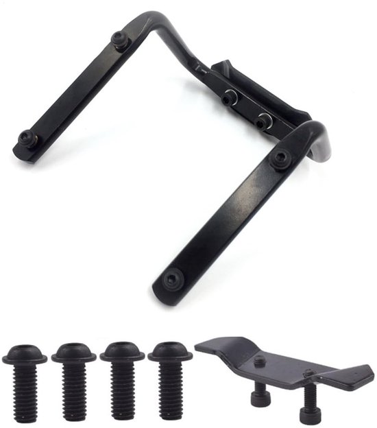 Dailygoods - Fiets Dubbele Fleshouder Adapter - Lichtgewicht Aluminium - Ideaal voor MTB en Racefietsen - Verstelbaar - Handig voor lange ritten - Ges...