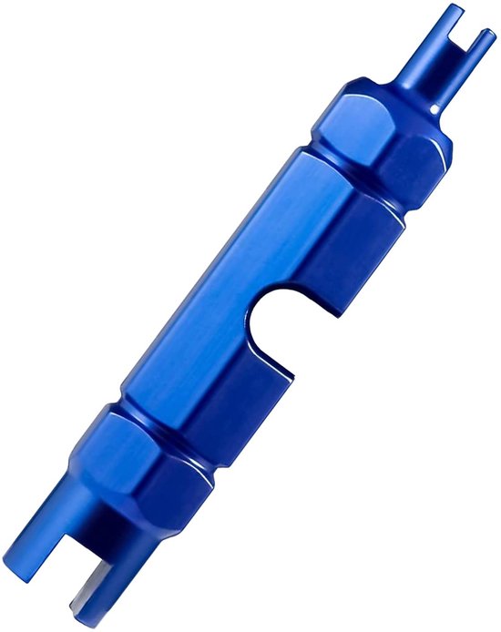 Dailygoods- Ventielkern Verwijdertool Dubbelzijdig - Fietsgereedschap Set - Presta/Schrader Ventielen - Aluminium Legering - Lichtgewicht 8,2 Gram - Duurzaam Ontwerp