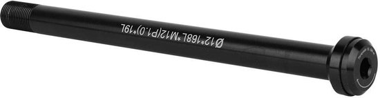 Dailygoody - Bike Thru Axle - Aluminium Skewer - Snelle Installatie - Zwart - Geschikt voor Fietsen - 142 * 12mm - Duurzaam en Robuust