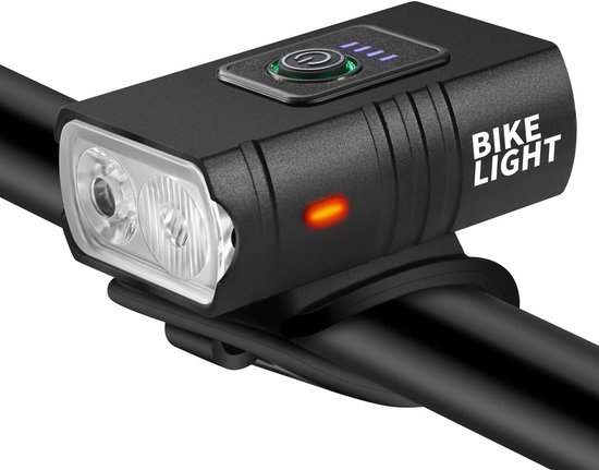 Daity Oplaadbare fietsverlichting voor voor- en achterkant voor nachtelijke ritten - geschikt voor elektrische fietsen - elektrische offroadfietsen - motorfietsen - mountainbikes - racefietsen en voor de veiligheid van kinderen en volwassenen.