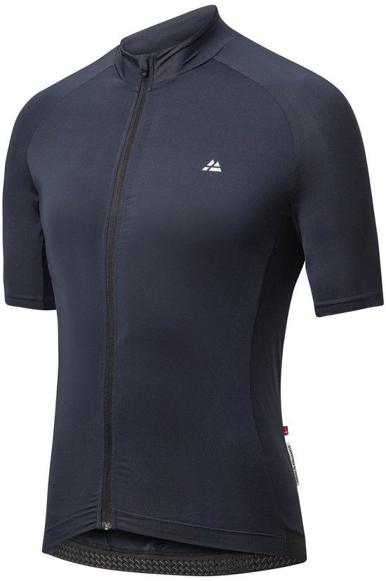 DANISH ENDURANCE Fietstrui voor Heren - Wielershirt - Korte Mouwen - Quick-Dry - Marineblauw - Maat M van Merkloos