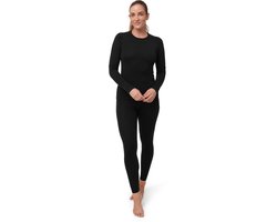 DANISH ENDURANCE Thermoset voor Dames - van Merino Wol - Ademend - Zwart - Maat L