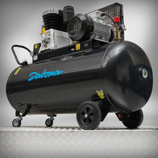 Datona® Garage compressor - 270L - 380V - Zwart