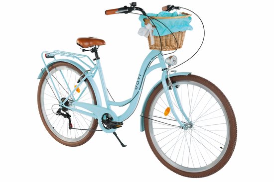 Davi Emma – Stadsfiets – 28 inch – 7 versnellingen – Blauw/Bruin