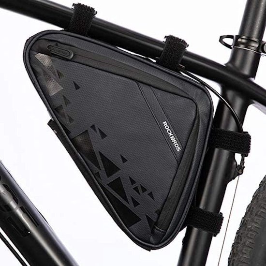 Decopatent® PRO Fiets Frametas - Driehoek - Fietstas voor onder fietsframe tas - Waterdicht - Racefiets - Koersfiets - MTB - Ebike van Decopatent