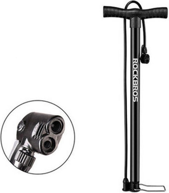 Decopatent® PRO Fietspomp - High Pressure 140 Psi - AV & FV Ventielen - Fietspompen Racefiets - Fiets - Mtb - EBike - Luchtpomp van Decopatent