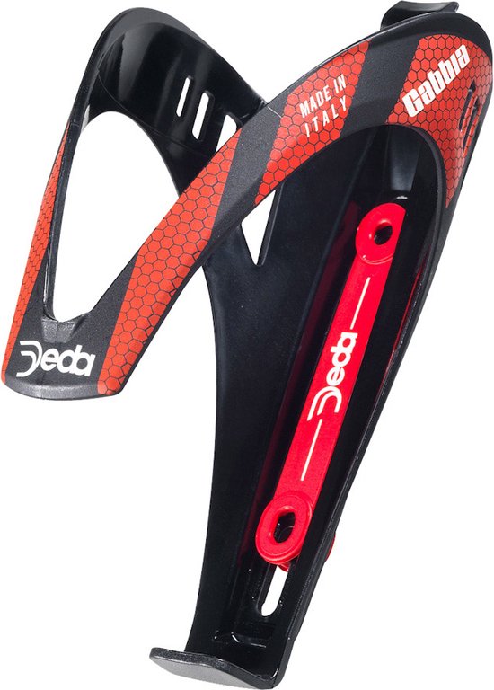 Deda - Bidonhouder - Gabbia - Zwart/Rood