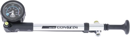 Demperpomp voor Schrader Ventiel - Maximaal 28 Bar/400 PSI - Inclusief Precisie Manometer en Draaibare Slang