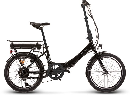 Denver le Pliage vouwfiets e-bike 10.4 Matt Black van Merkloos