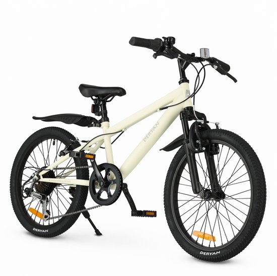 Deryan Kinder Mountainbike 20 Inch - Verstelbaar - Cream