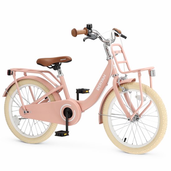Deryan Liv Kinderfiets 20 inch - Verstelbaar Stuur en Zadel - Roze van Deryan