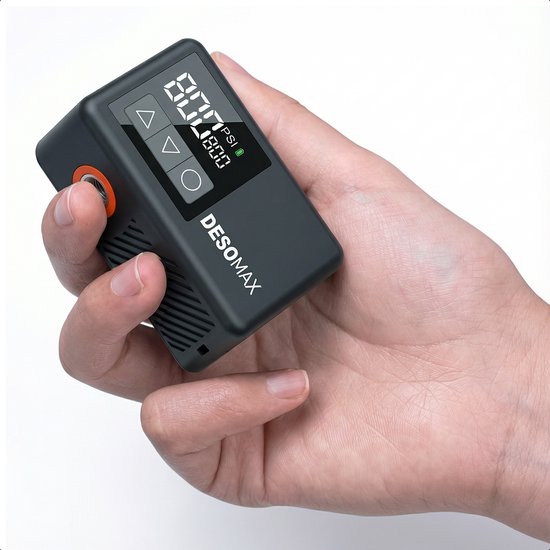 Desomax Air Comp Pro – Elektrische Minicompressor – Compacte Bandenpomp 8,3 bar van Merkloos