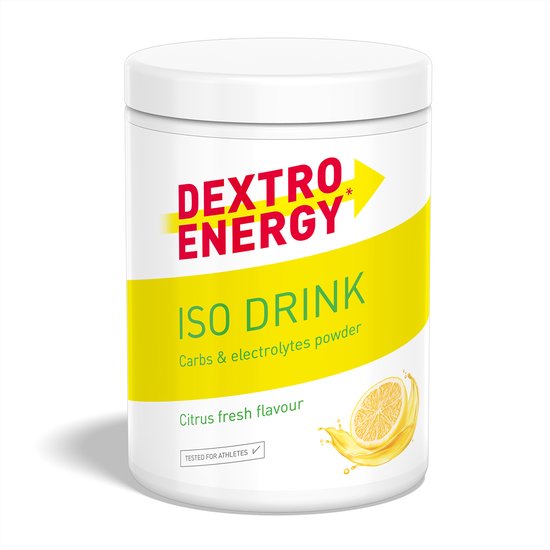 Dextro Energy Iso Drink Citrus - 440 gram (11x500ml) - Isotone Sportdrank Poeder - Isotonic Sportdrank - Elektrolyten van Merkloos