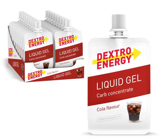 Dextro Energy Liquid Energy Gel - Cola - Sportgel - Energie Gel - 18 x 60 gram