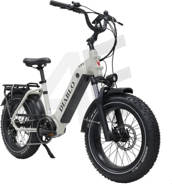 Diablo XR1 Fatbike met Hydraulische Remmen - Fashion Grey van Merkloos
