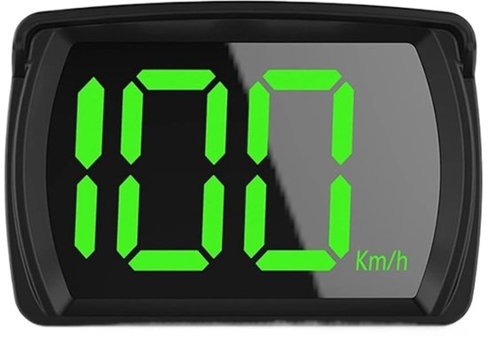 Digitale GPS-snelheidsmeter KMH) - auto accessoires - Gemakkelijk te bekijken-Automatische helderheidsaanpassing - Realtime snelheidsmeter voor auto's - Plug and Play - Geschikt voor diverse voertuigen Universele digitale autosnelheidsmeter
