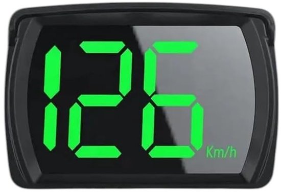 Digitale GPS-snelheidsmeter (KMH) - auto accessoires - Gemakkelijk te bekijken-Automatische helderheidsaanpassing - Realtime snelheidsmeter voor auto's - Plug and Play - Geschikt voor diverse voertuigen van Merkloos