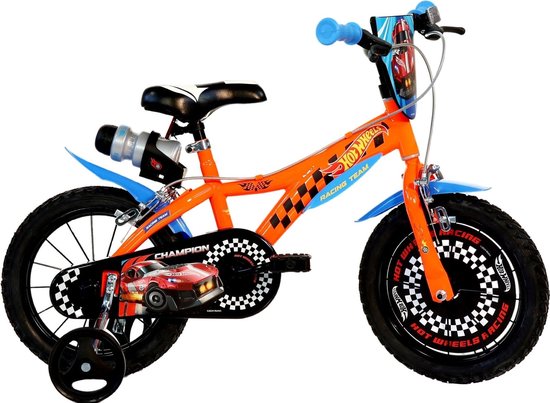 Dino Bikes Hot Wheels 14 inch jongensfiets van Merkloos