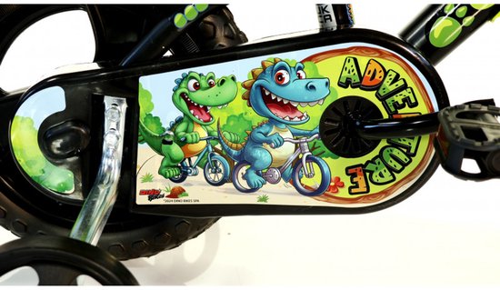 Dino Bikes Kinderfiets 12 inch dinosaurus van Merkloos