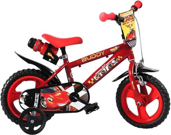 Dino Bikes Kinderfiets Cars 12 inch van Merkloos