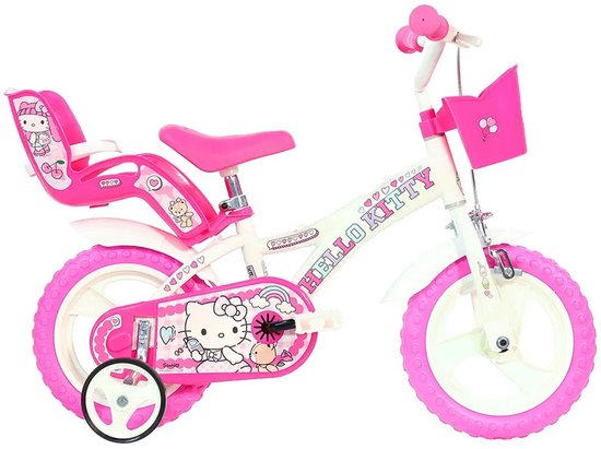 Dino Bikes Kinderfiets Hello Kitty 12 inch roze