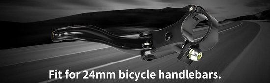 Disc Brake Handgrepen voor Mountainbike en Fixie, Aluminium Remhevels voor Fietsen, Links/Rechts, 24mm, Duurzaam en Lichtgewicht Remsysteem