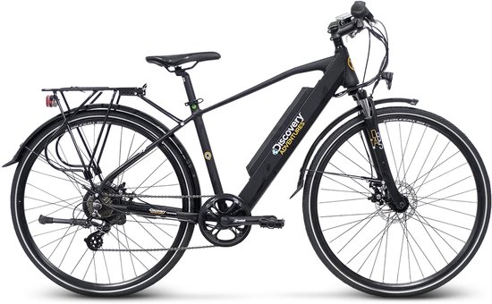 Discovery E8200 trekking ebike 11.6Ah 28 inch zwart van B'twin