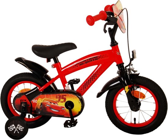 Disney Cars Kinderfiets - Jongens - 12 inch - Rood van Merkloos