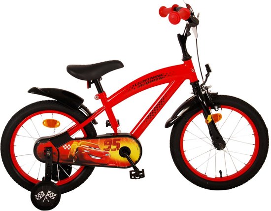 Disney Cars Kinderfiets - Jongens - 16 inch - Rood van Disney