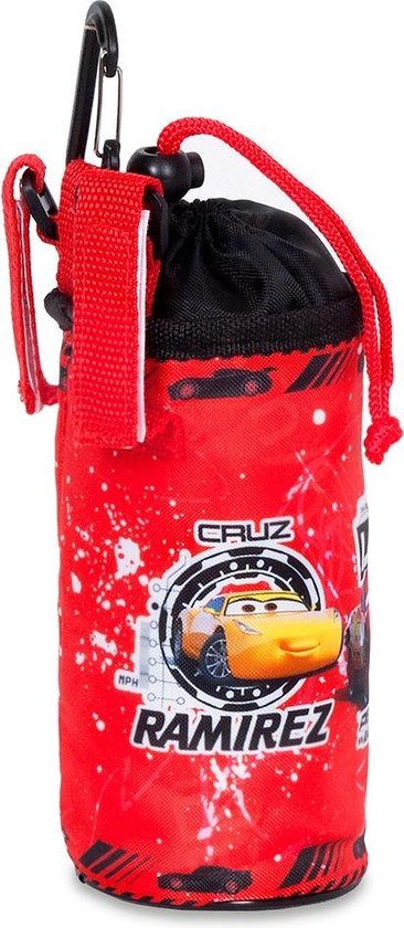 Disney Draagtas voor drinkbeker school - Disney Cars 0,5 Liter Rood