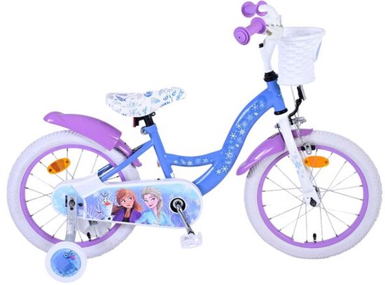 Disney Frozen 2 Kinderfiets - Meisjes - 16 inch - Blauw/Paars van Disney