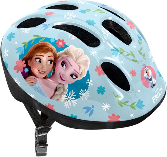 Disney Frozen Fietshelm Verstelbaar Petrolblauw Maat 52-56 Cm (s) van Merkloos