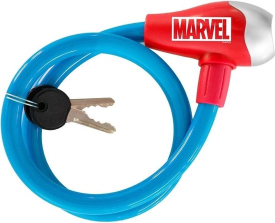 Disney Kabelslot Avengers Junior Staal 65 Cm Blauw/rood van Disney