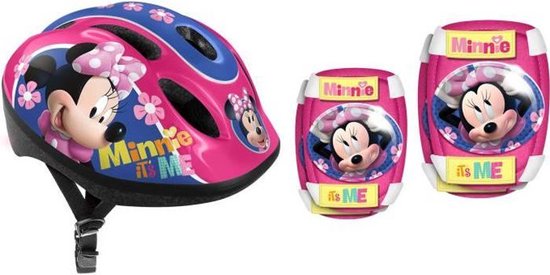 Disney Kinderhelm Met Pads Minnie Mouse Meisjes Roze 5-delig van Disney