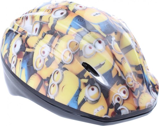 Disney Kinderhelm Minions Junior Geel Maat 52/56 Cm van Disney