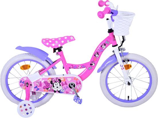 Disney Minnie Cutest Ever! Kinderfiets - Meisjes - 16 inch - Roze van Disney