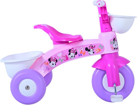 Disney Minnie Mouse Driewieler Met Mandje Meisjes Roze van Merkloos