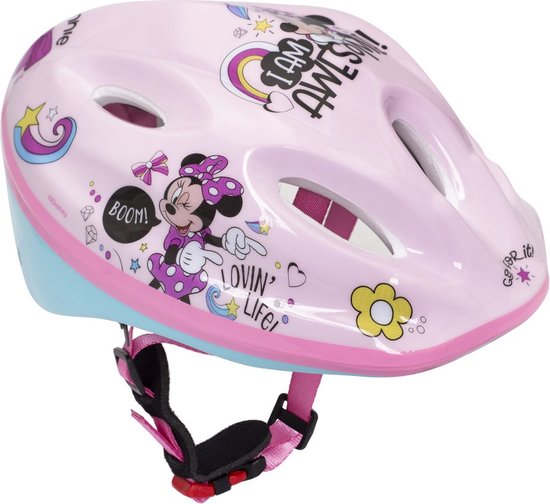 Disney Minnie Mouse Fietshelm Meisjes Roze Maat 52-56 Cm van Disney