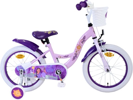 Disney Wish Kinderfiets - Meisjes - 16 inch - Paars van Disney