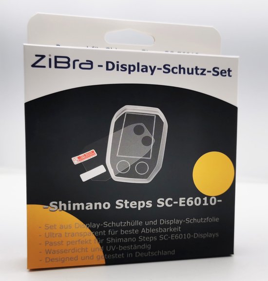 Display bescherming Zibra Shimano Steps SC-E 6010 van Zibra