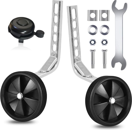 DiverseGoods zijwieltjes voor kinderfietsen, hulpwielen voor kinderfietsen, fietstrainingswielen voor kinderfietsen, universele zijwieltjes, zijwieltjes voor fietsen, kinderfiets zijwielen, kinderfiets steunwielen van DiverseGoods