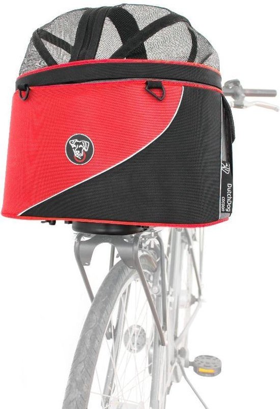 DoggyRide Cocoon Fietsmand Rood van DoggyRide