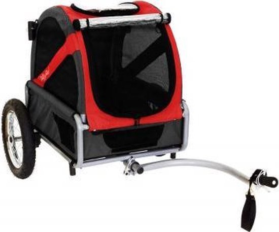 Doggyride fietskar Mini20 trailer rood van DoggyRide