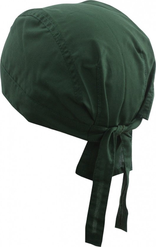 Donkergroene bandana uni 1